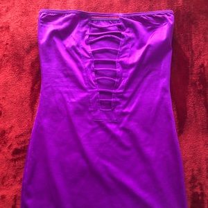 Purple club dress